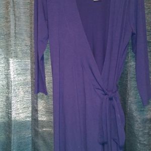 Gap wrap dress L nwt